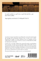 Le parti modéré, ce qu'il est, ce qu'il devrait être , par Jean-Paul Laffitte