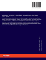 Homoepathic Therapeutics