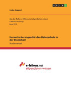 Herausforderungen für den Datenschutz in der Blockchain
