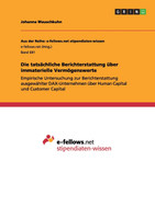 Die tatsächliche Berichterstattung über immaterielle Vermögenswerte