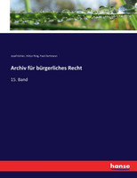 Archiv für bürgerliches Recht