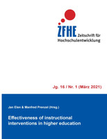 Effectiveness of instructional interventions in higher education