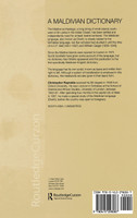 A Maldivian Dictionary