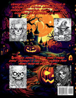 Halloween Horrors and Frights! Part 5 Advanced Adult Coloring Book