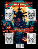 Halloween Horrors and Frights! Part 2 Advanced Adult Coloring Book