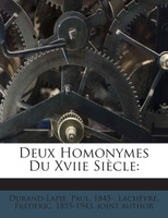 Deux Homonymes Du Xviie Siècle