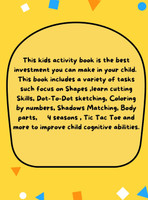 Kids Activity Book Aged 3.5-6