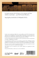 Le droit commun de la France et la coutume de Paris réduits en principes