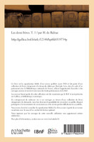 Les deux frères Tome 1