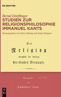 Studien zur Religionsphilosophie Immanuel Kants