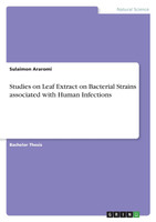Studies on Leaf Extract on Bacterial Strains associated with Human Infections