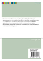 Datenbasierte Argumentationskompetenz in der Grundschule. Bildung für nachhaltige Entwicklung