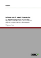 Behinderung als soziale Konstruktion