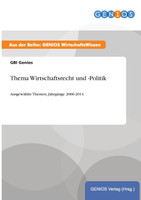 Thema Wirtschaftsrecht und -Politik