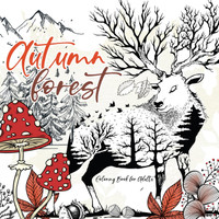 Autumn Forest Coloring Book for Adults