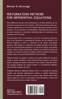Perturbation Methods for Differential Equations