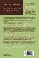 Algebra and Analysis for Engineers and Scientists