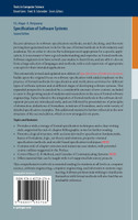 Specification of Software Systems