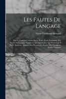 Les Fautes De Langage