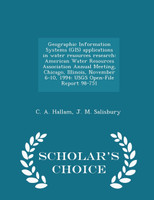 Geographic Information Systems (GIS) applications in water resources research