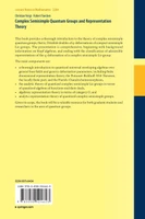Complex Semisimple Quantum Groups and Representation Theory