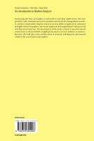 An Introduction to Modern Analysis