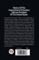 History Of The Impeachment Of Andrew Johnson President Of The United States