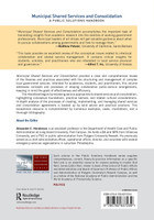 Municipal Shared Services and Consolidation