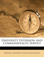 University extension and commonwealth service