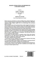 Beliefs, Interactions and Preferences