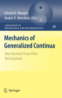 Mechanics of Generalized Continua