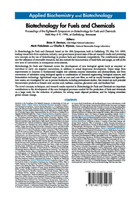 Biotechnology for Fuels and Chemicals