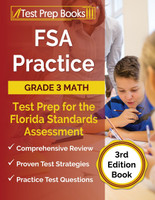 FSA Practice Grade 3 Math Test Prep for the Florida Standards Assessment [3rd Edition Book]