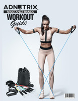 Adnutrix Resistance Bands workout Guide With Workout log