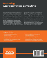 Mastering Azure Serverless Computing