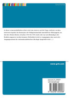 Konzept und Realität der "Volksgemeinschaft" im Dritten Reich