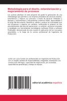 Metodología para el diseño, estandarización y mejoramiento de procesos