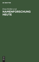 Namenforschung heute