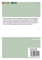 Präventionsprogramm "Entspannung" für den Kindergarten