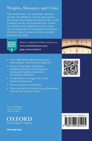 A Dictionary of Weights, Measures, and Units