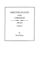 Directory of Scots in the Carolinas, Volume 2