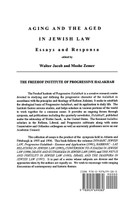 Aging and the Aged in Jewish Law