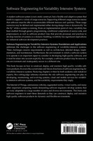 Software Engineering for Variability Intensive Systems