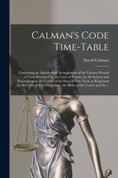 Calman's Code Time-table