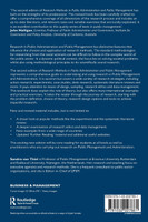 Research Methods in Public Administration and Public Management