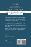 Foreign Vocabulary in Sign Languages