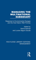 Managing the Multinational Subsidiary