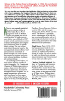 The Thought and Character of William James