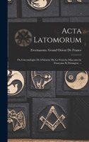 Acta Latomorum