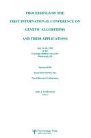 Proceedings of the First International Conference on Genetic Algorithms and their Applications